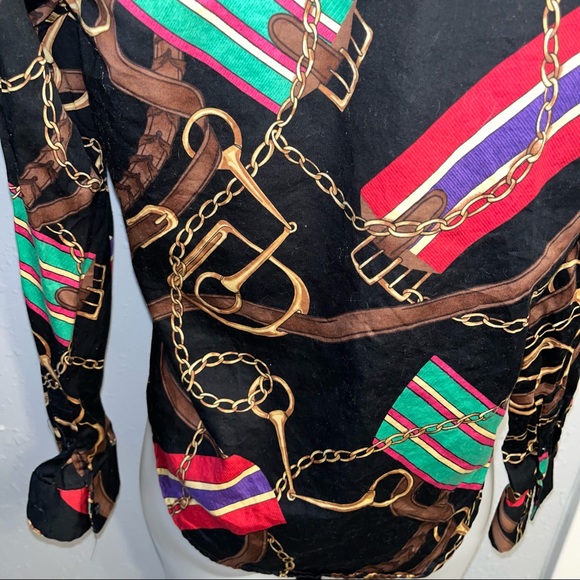 Ralph Lauren Button Up Blouse Vintage - Picture 7 of 9